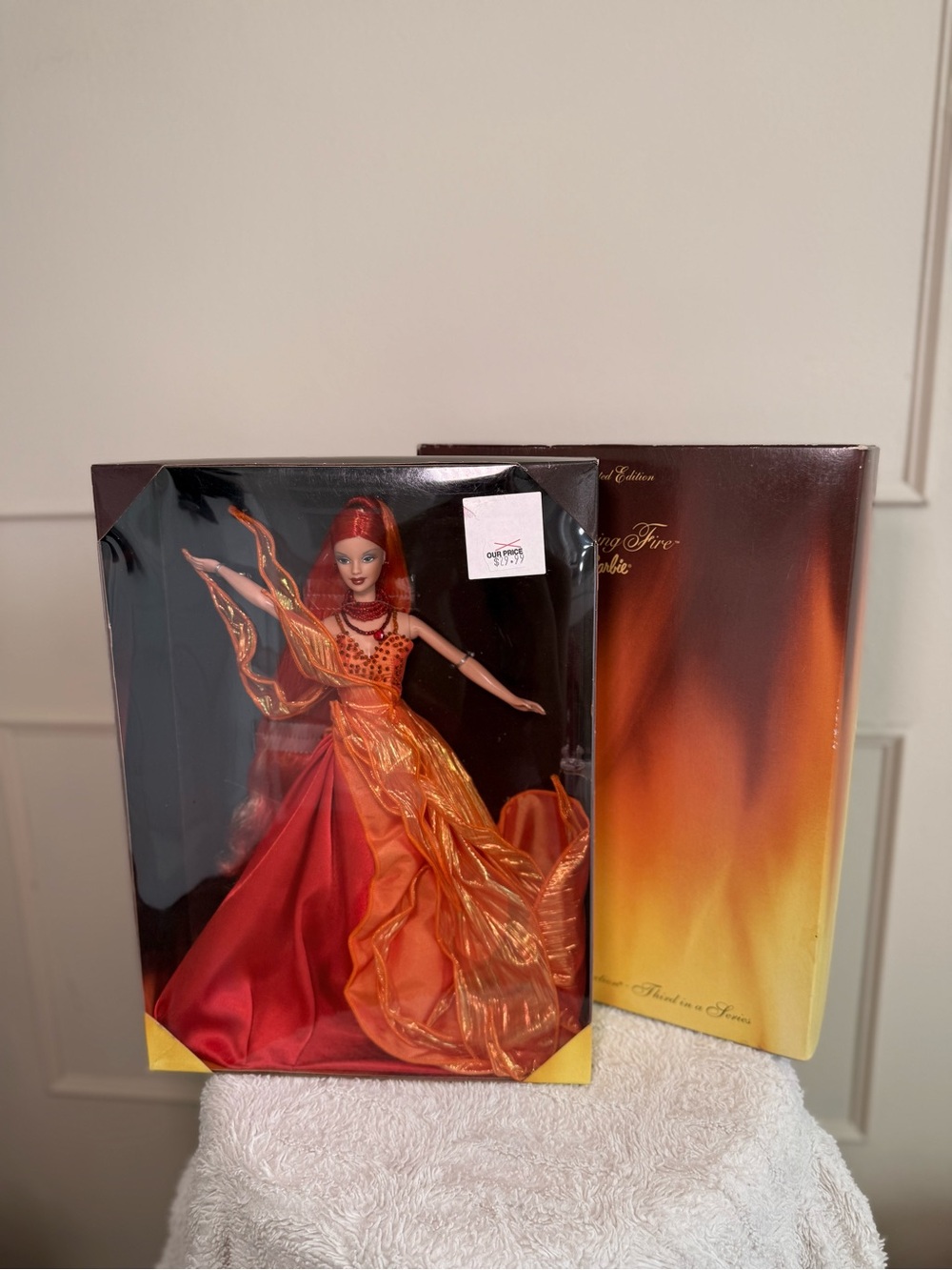 Vintage Limited Edition Dancing Fire Barbie Doll NIB